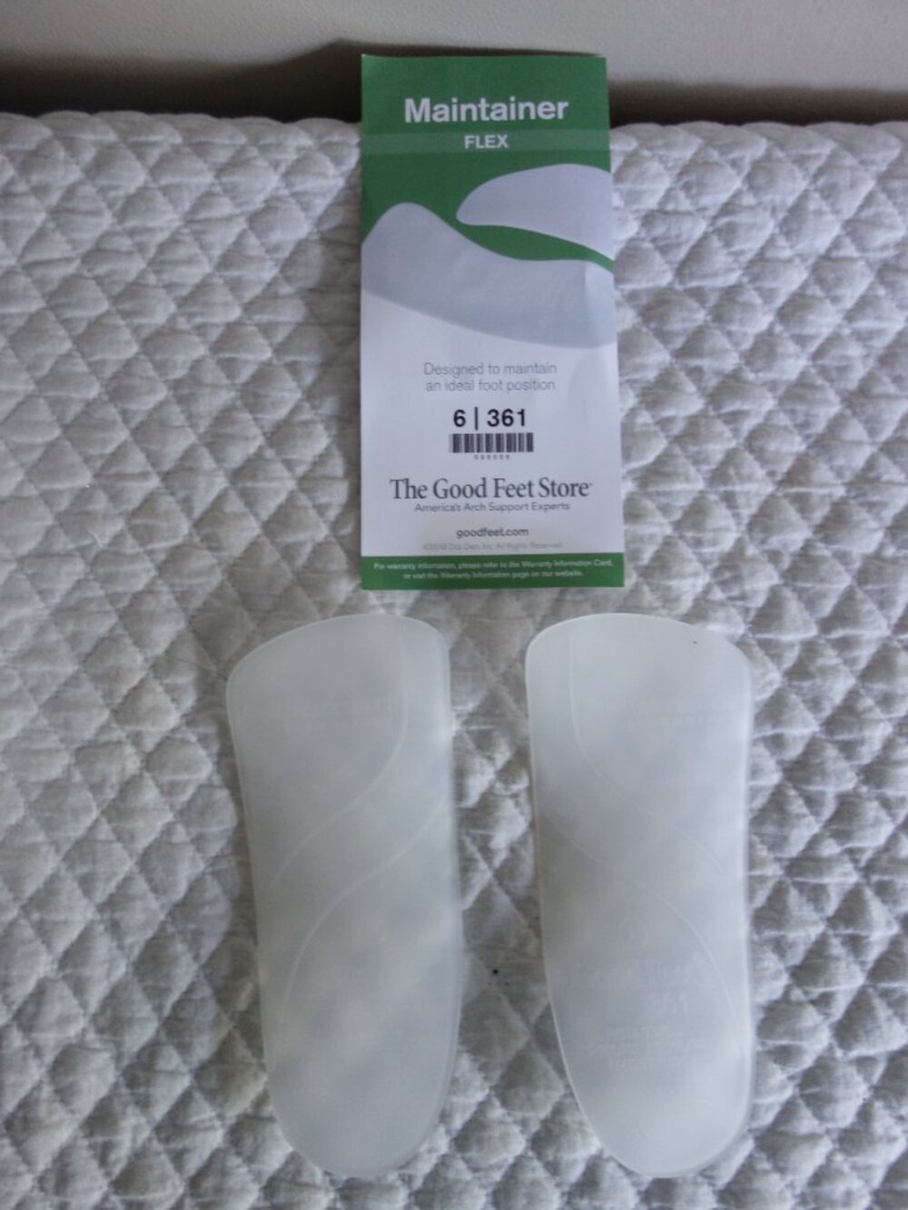 Box of 3 sole inserts arch supports – THE GOOD FEET STORE – 3 Step System - Picture 7 of 13
